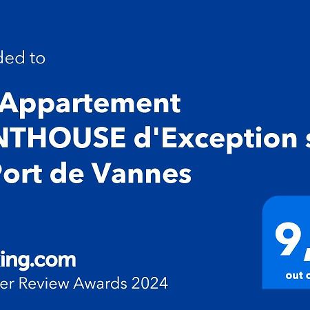 Un Appartement Penthouse D'Exception Sur Le Port De Ванн Экстерьер фото